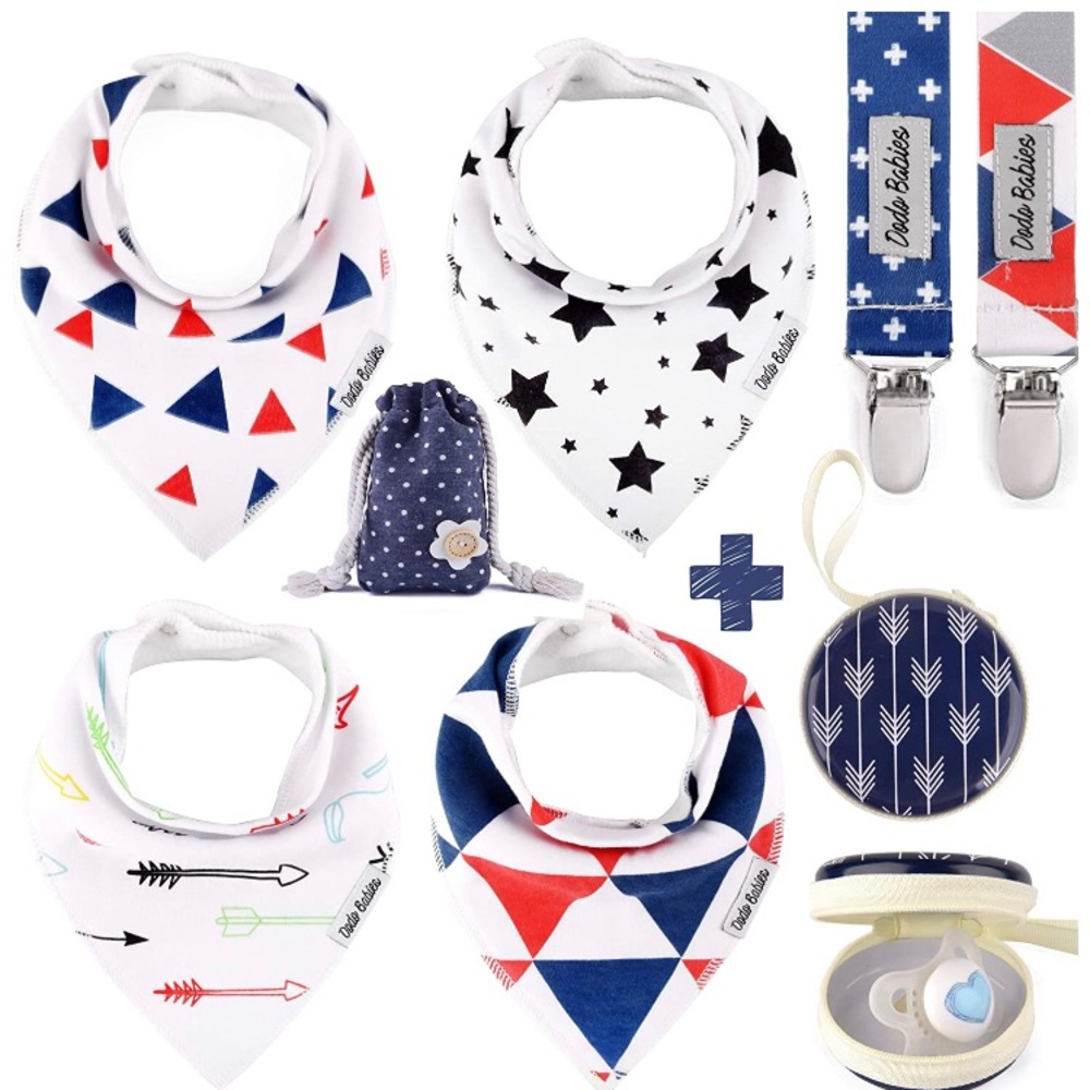 Dodo Babies Baby Bandana Drool Bib Set